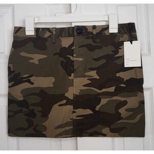 VIS A VIS Woodland Camouflage Mini Skirt- Size 3